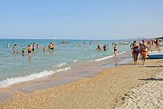 La spiaggia privata: Hotel Adria Alba Adriatica